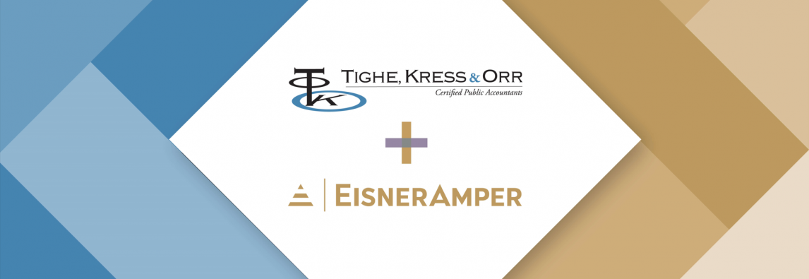 Tighe, Kress & Orr, P.C., Combines with EisnerAmper